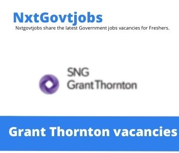 Apply Online for Grant Thornton CA Training Contract Jobs 2022 @grantthornton.co.za