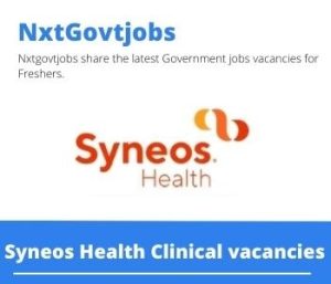 Apply Online for Syneos Health Clinical Cda Ii Vacancies 2022 @syneoshealth.com