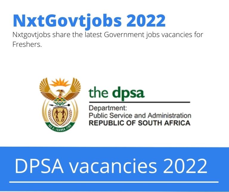 DPSA Medical Specialist Vacancies in Bloemfontein 2022