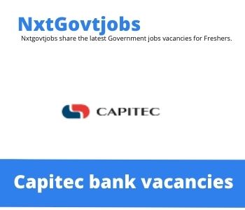 Capitec Bank ATM Assistant Jobs in Bloemfontein Apply now @capitecbank.co.za