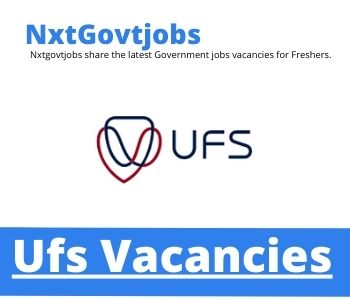 UFS Research Chairs Initiative Vacancies in Bloemfontein 2023