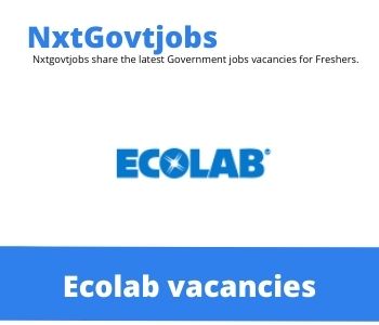 Apply Online for Ecolab Service Manager Vacancies 2022 @ecolab.com