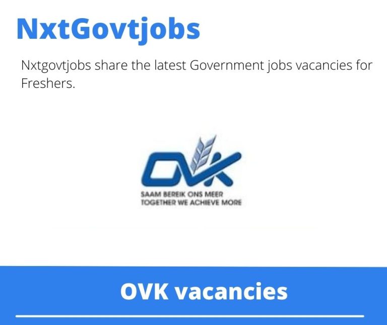 OVK Branch Manager Vacancies In Ladybrand 2022