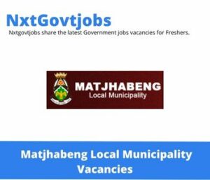 Matjhabeng Municipality Personal Assistant Vacancies in Welkom 2023