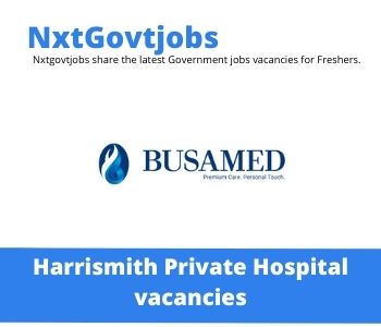 Busamed Harrismith Private Hospital Registered Nurse Vacancies in Harrismith 2023