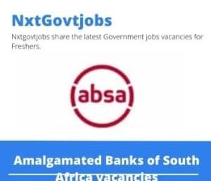 ABSA Bank Junior Bank Teller Vacancies in Bloemfontein – Deadline 10 May 2023