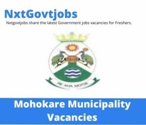 Mohokare Local Municipality Director Community Services Vacancies in Bloemfontein – Deadline 05 June 2023