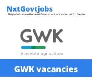 GWK General Worker Vacancies in Luckhoff – Deadline 07 May 2023